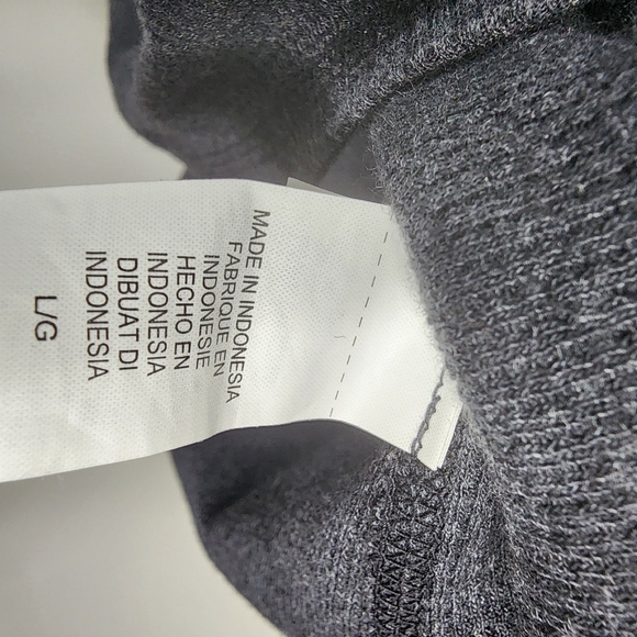 Lucky Brand Crochet and Waffle Knit Long Sleeved Top Large - Picture 8 of 11